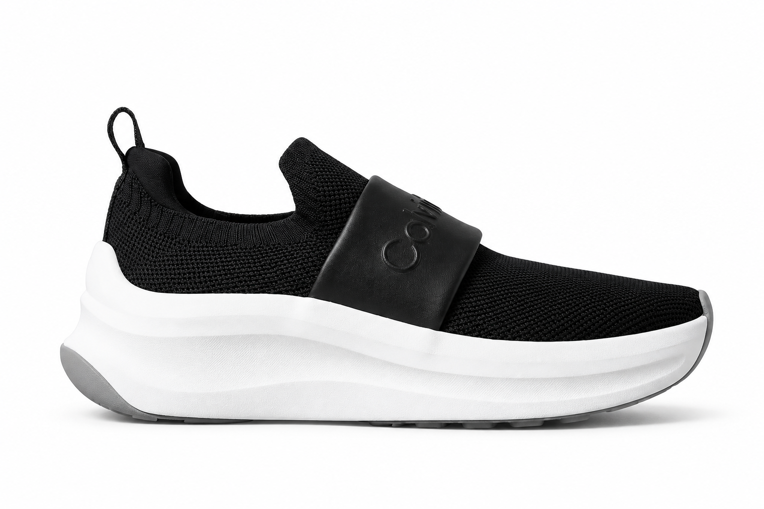 Calvin Klein Chunky Run Slipon Knit Logo Tape Shoe