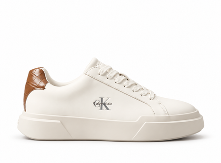 Calvin Klein Chunky Cups Laceup Lth Bt Croc Sneaker