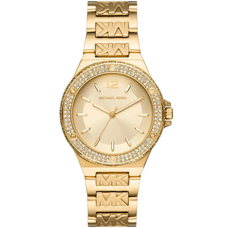 Michael Kors Lennox Pavé Two-Tone Logo Watch