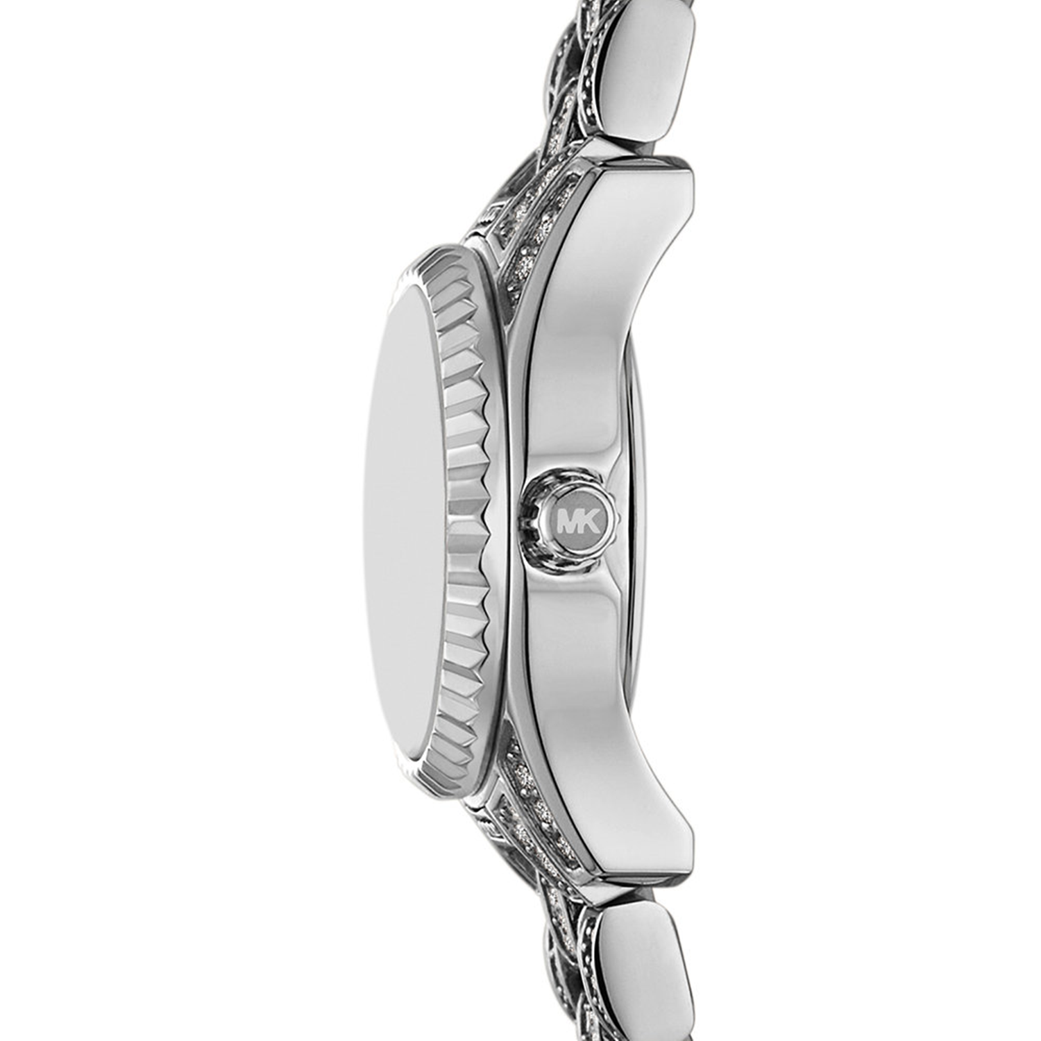 Michael Kors Mini Lexington Pavé Silver-Tone Watch
