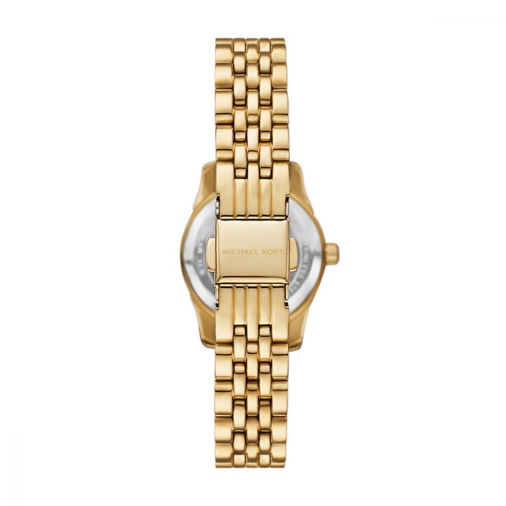 Michael Kors Petite Lexington Pavé Gold-Tone Watch