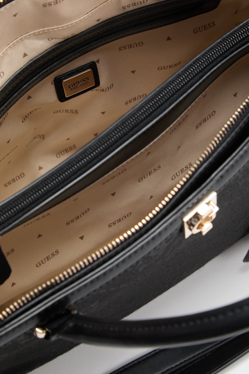 Guess Audrey Logo Satchel Bag