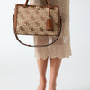 Guess Audrey Logo Satchel Bag