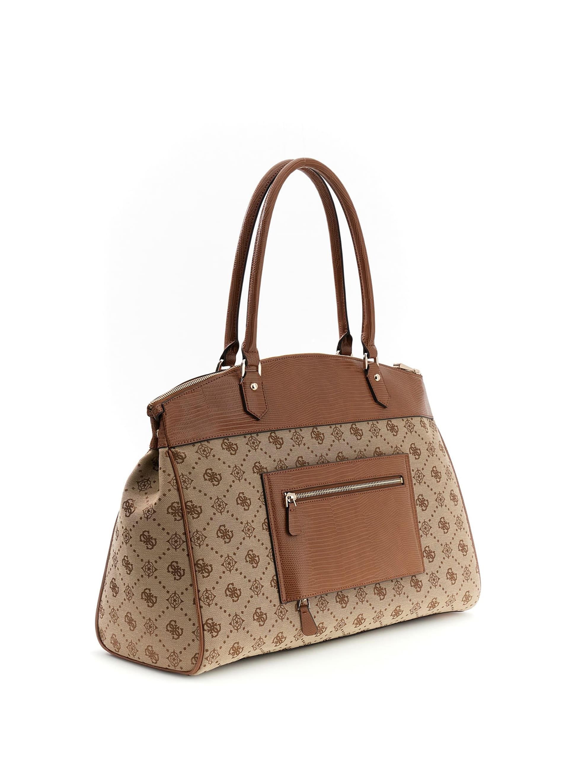 Guess Melinda Peony Deluxe Dome Tote Bag