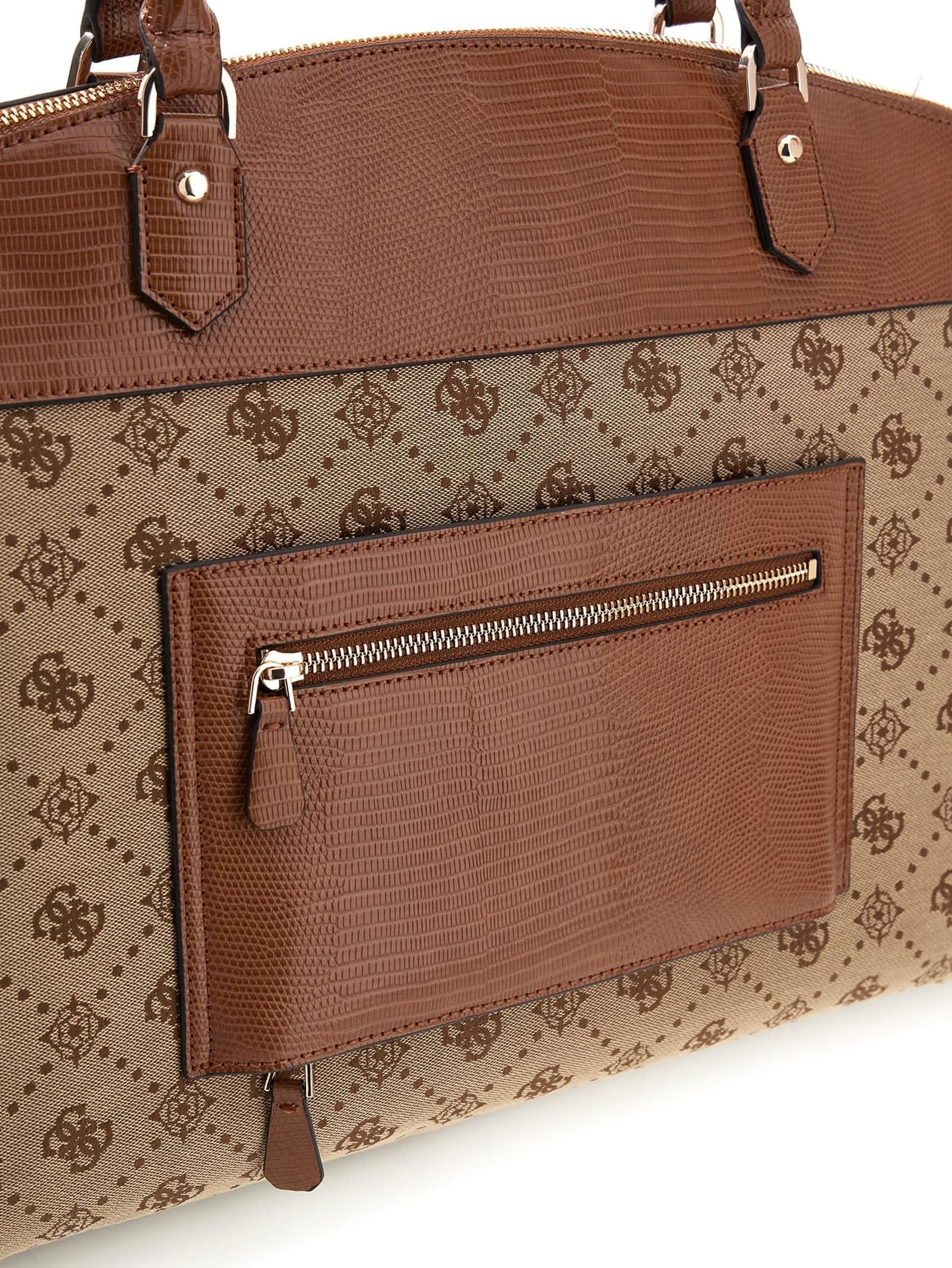 Guess Melinda Peony Deluxe Dome Tote Bag