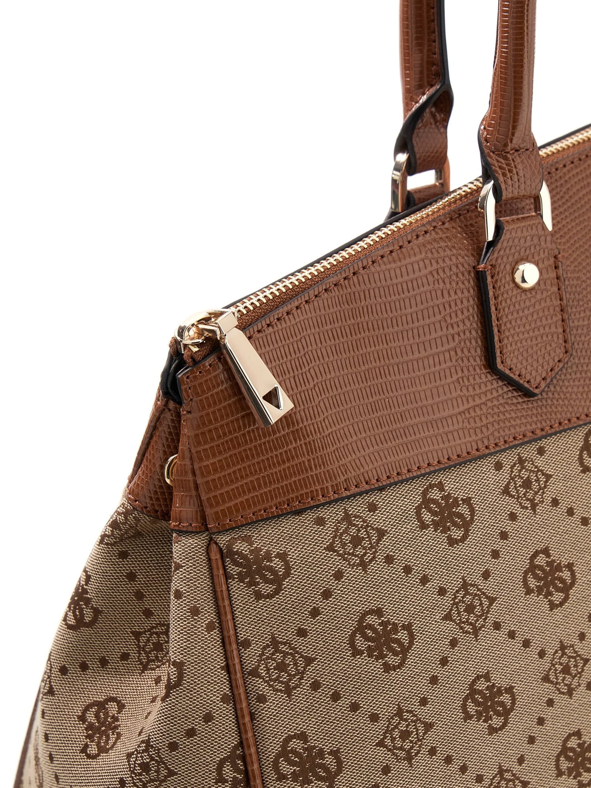 Guess Melinda Peony Deluxe Dome Tote Bag