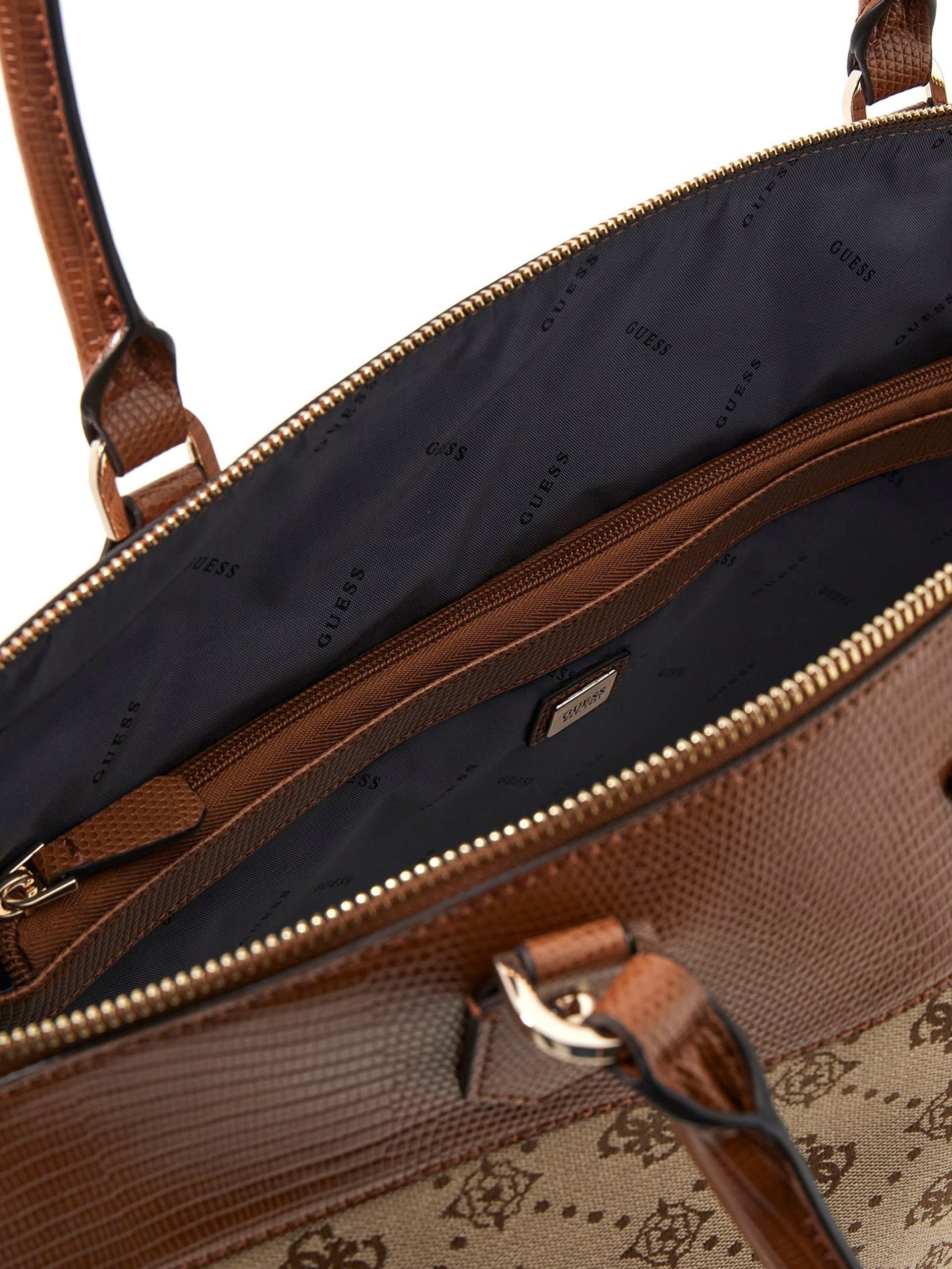 Guess Melinda Peony Deluxe Dome Tote Bag