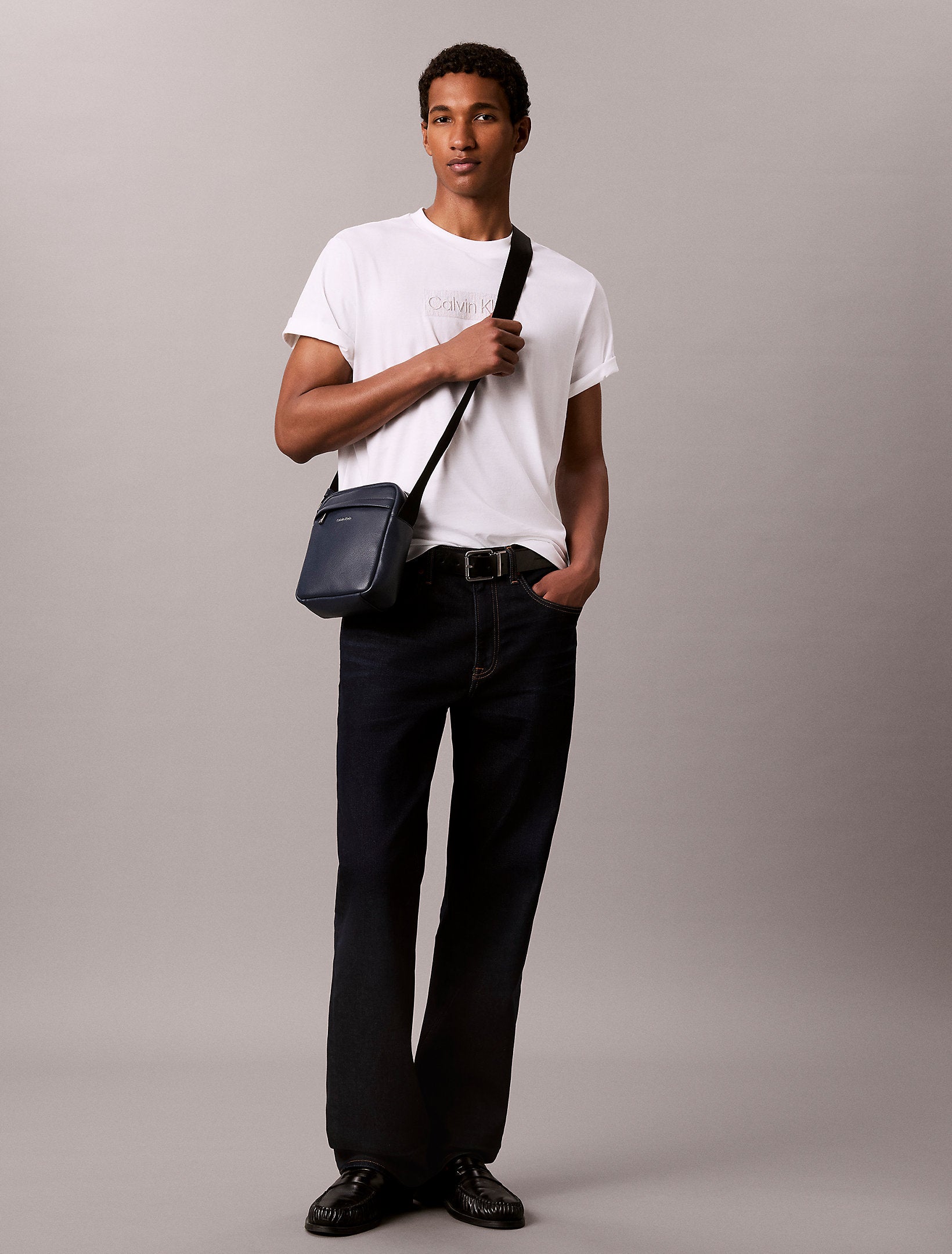Calvin Klein Raised Reporter Bag