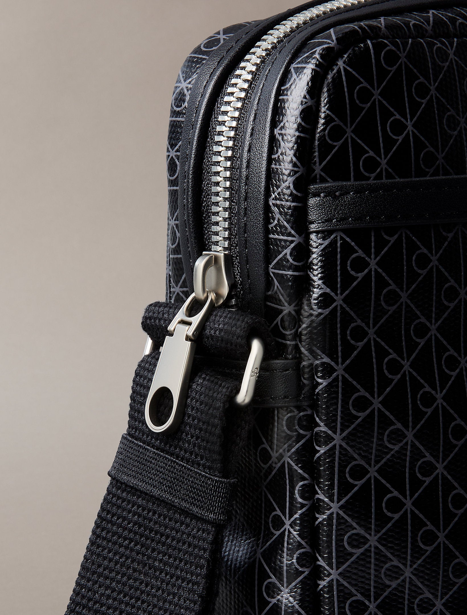Calvin Klein Emblem Aop Coated Bag
