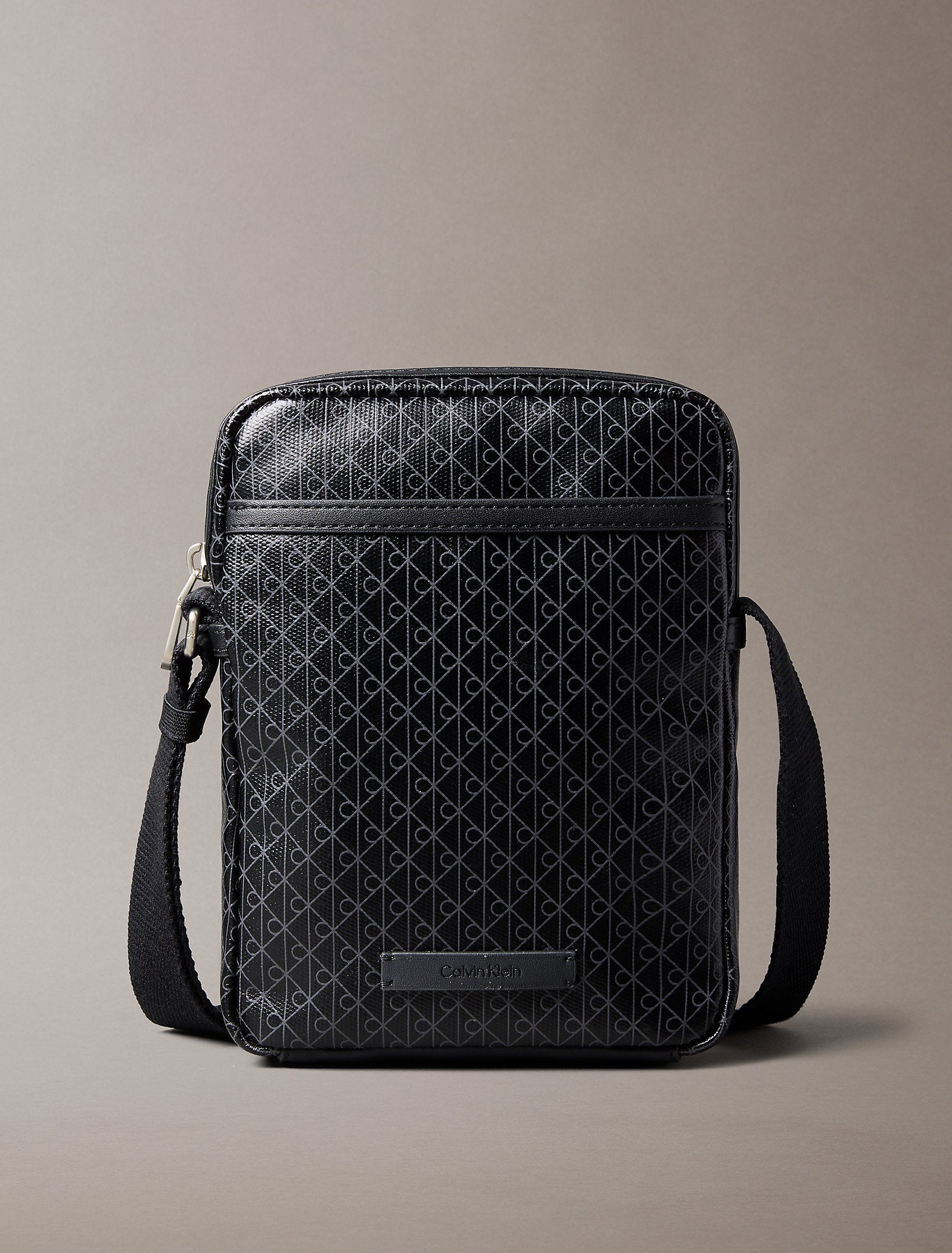 Calvin Klein Emblem Aop Coated Bag
