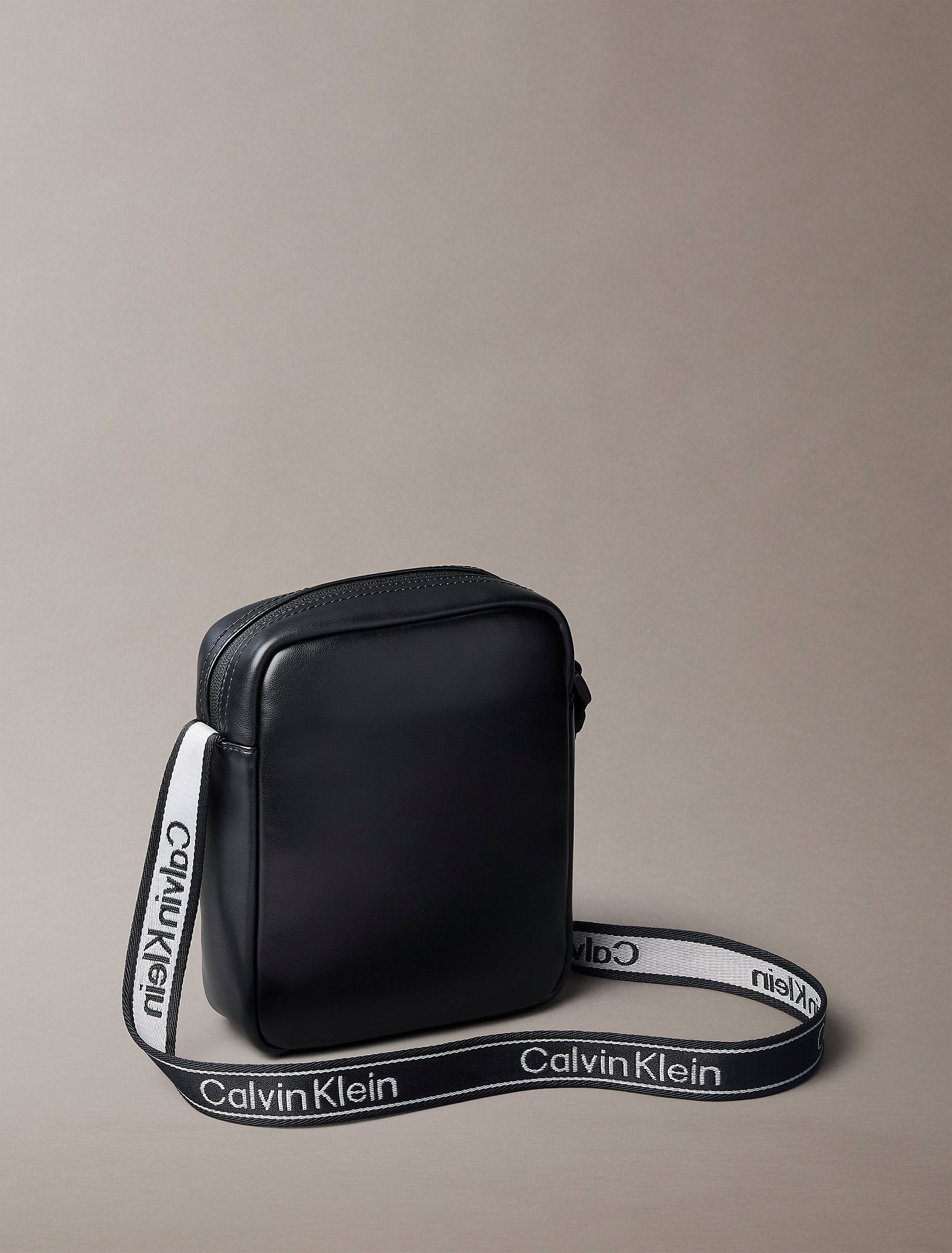 Calvin Klein Bold Logo Webbing Reporter Bag