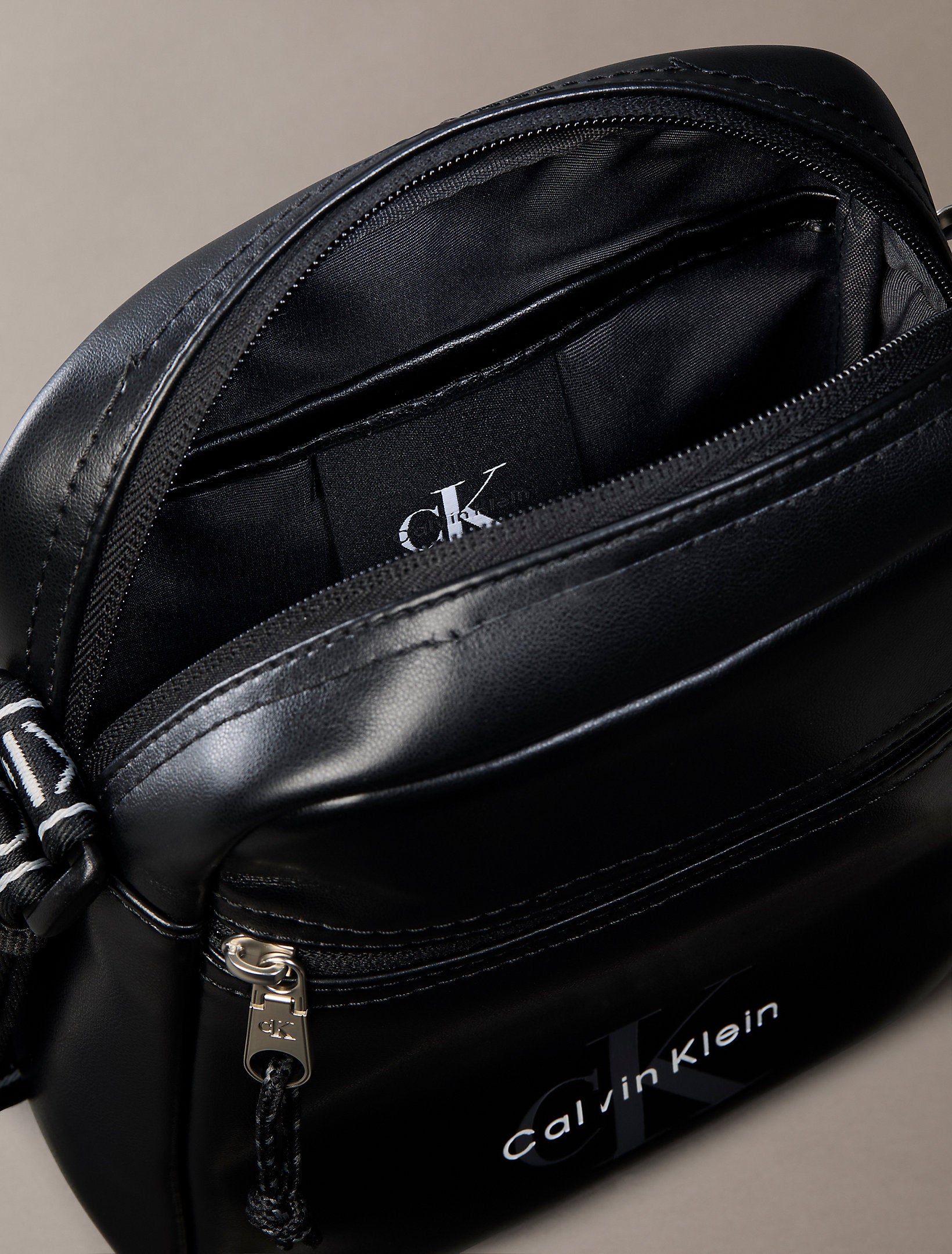 Calvin Klein Bold Logo Webbing Reporter Bag