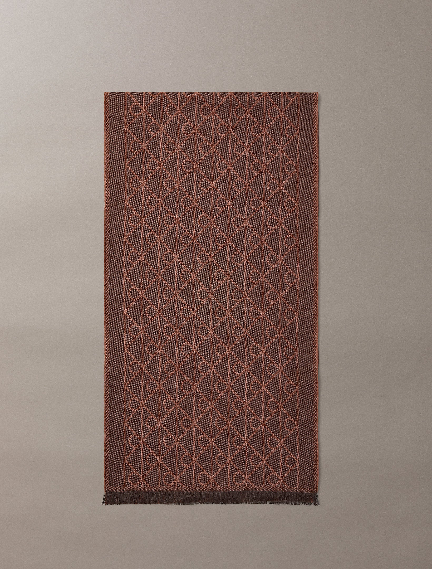 Calvin Klein Tonal Aop Jcq Lw Scarf