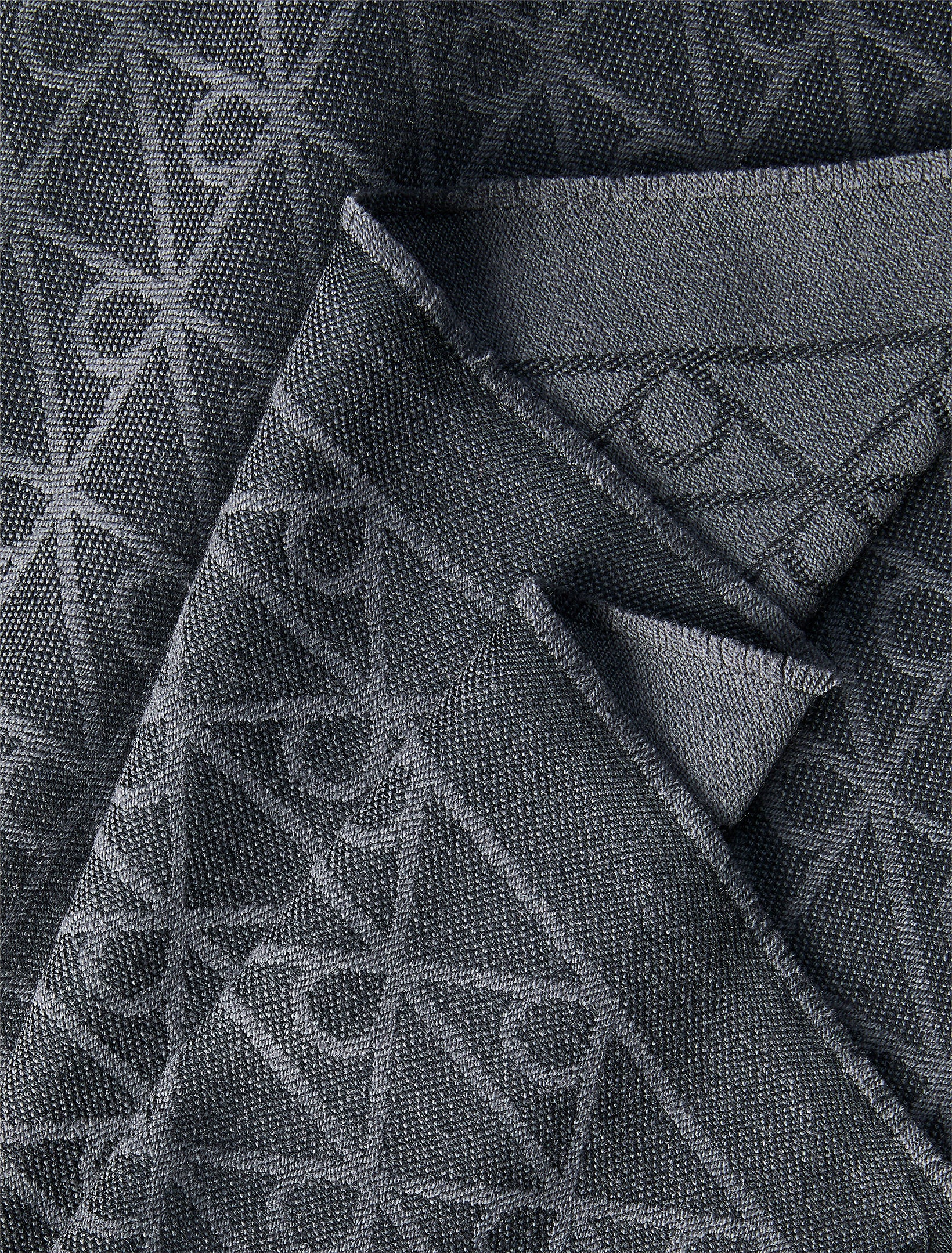 Calvin Klein Tonal Aop Wool Lw Scarf