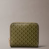 محفظة كالفين كلاين Emblem Aop Square Zip Around
