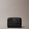 Calvin Klein Croc Medium Flap Zip Around Wallet