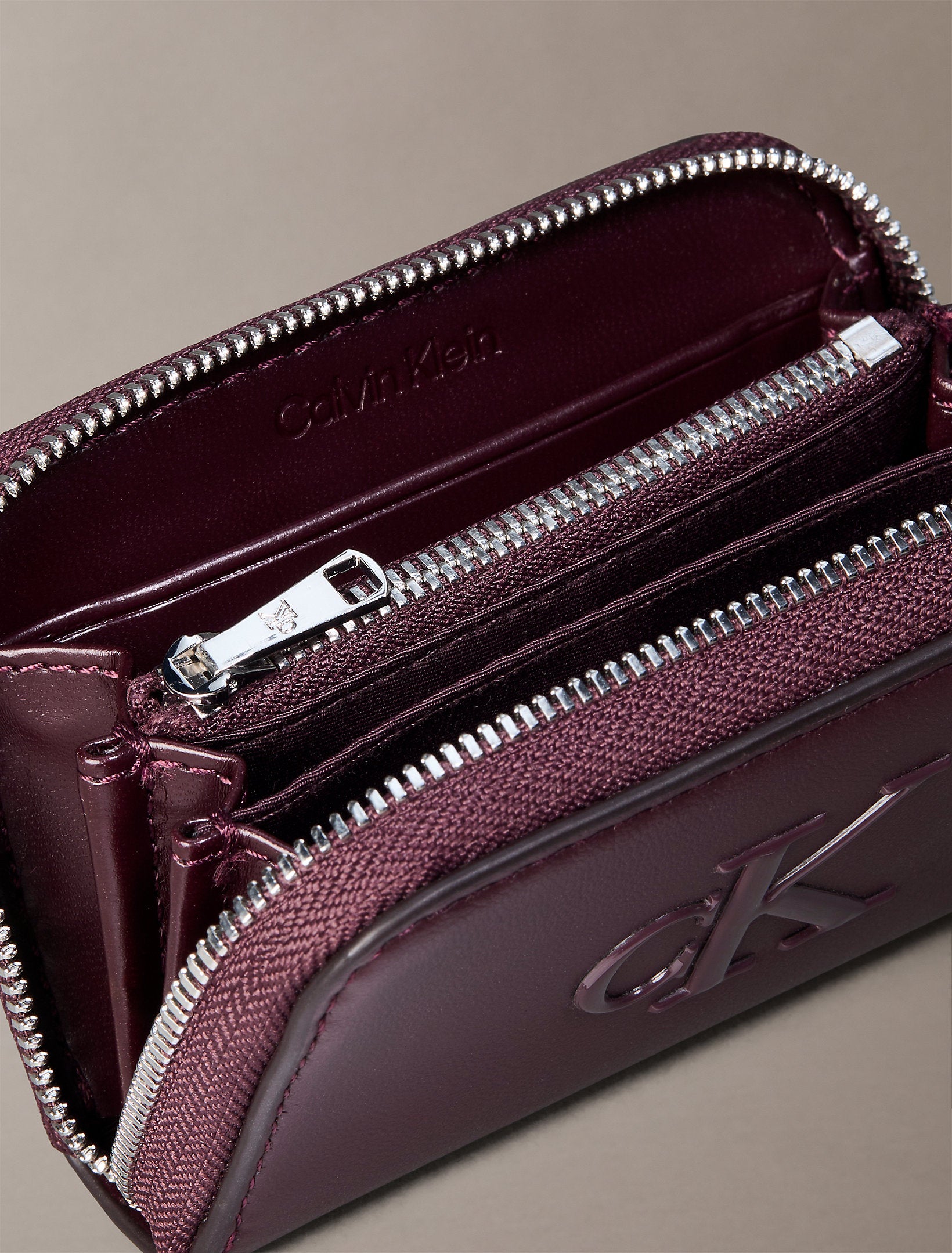 Calvin Klein Bold Medium Zip Around Wallet