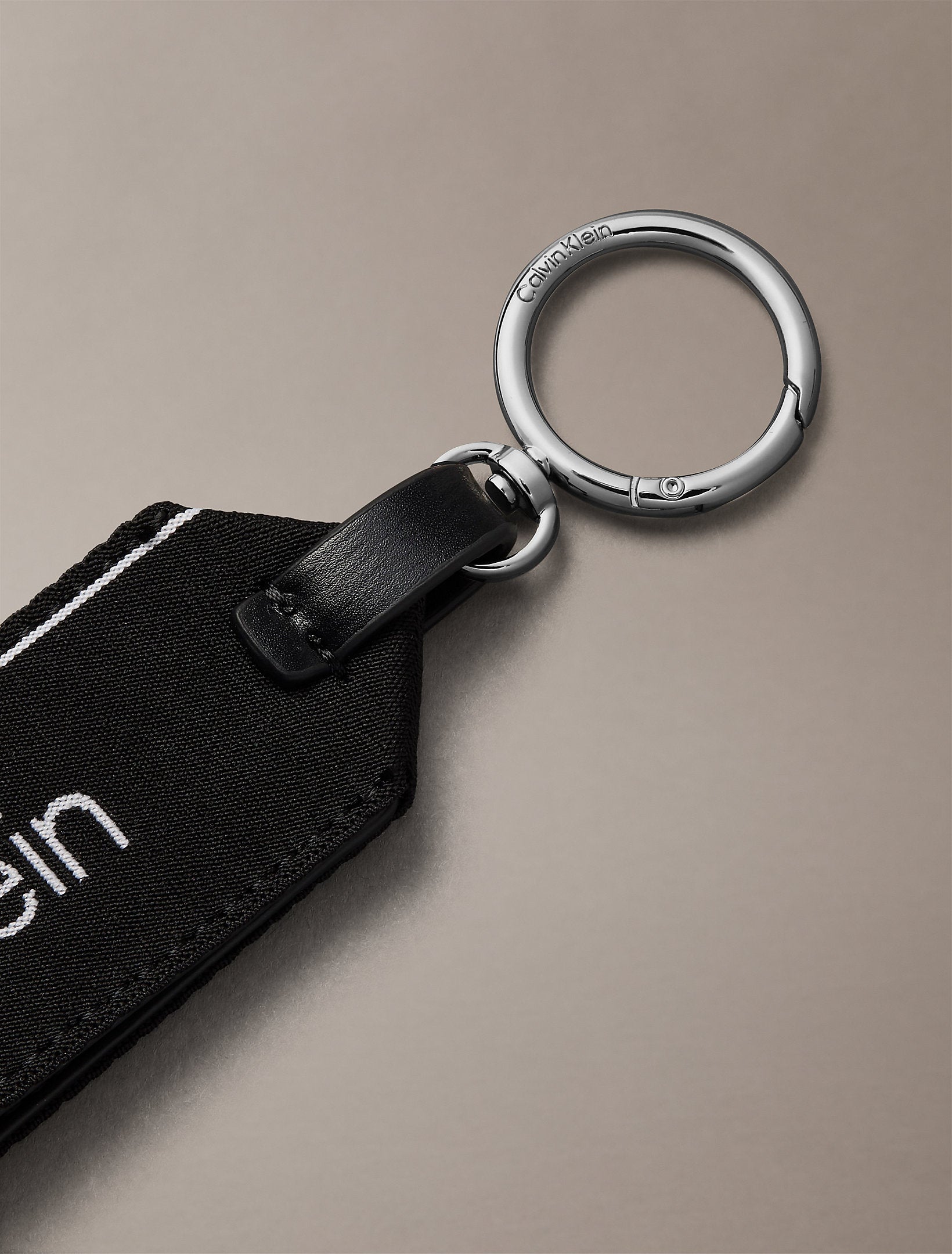 Calvin Klein Iconic Waistband Charm Keychain
