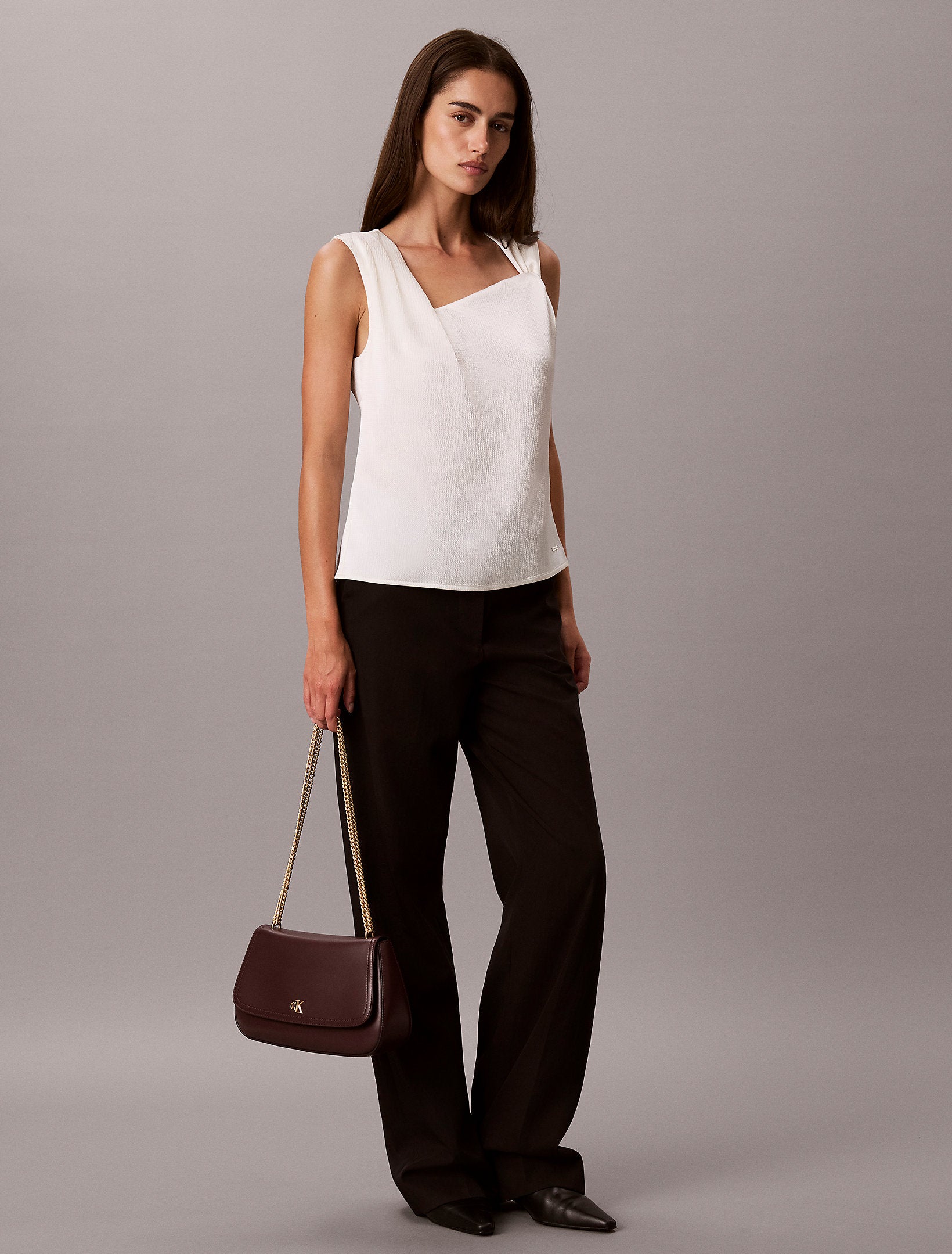 Calvin Klein Convertible Chain Medium Bag