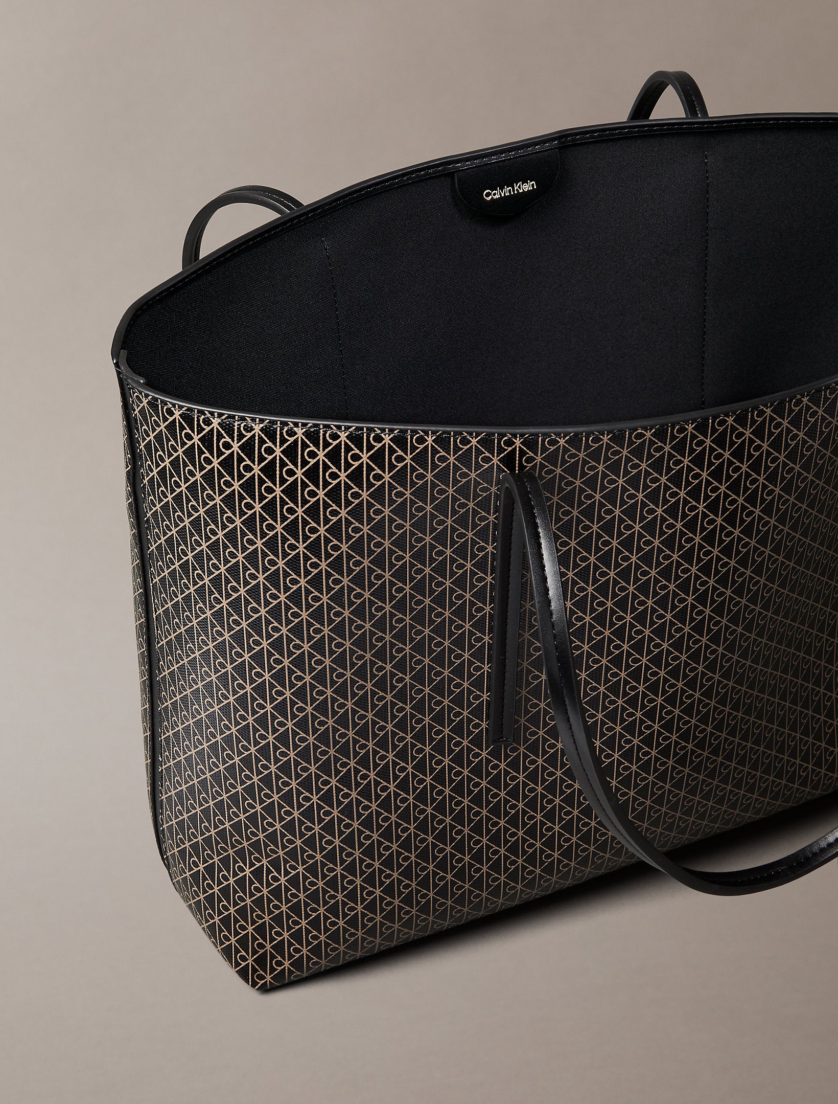 Calvin Klein Tote With Pouch On Strap Bag