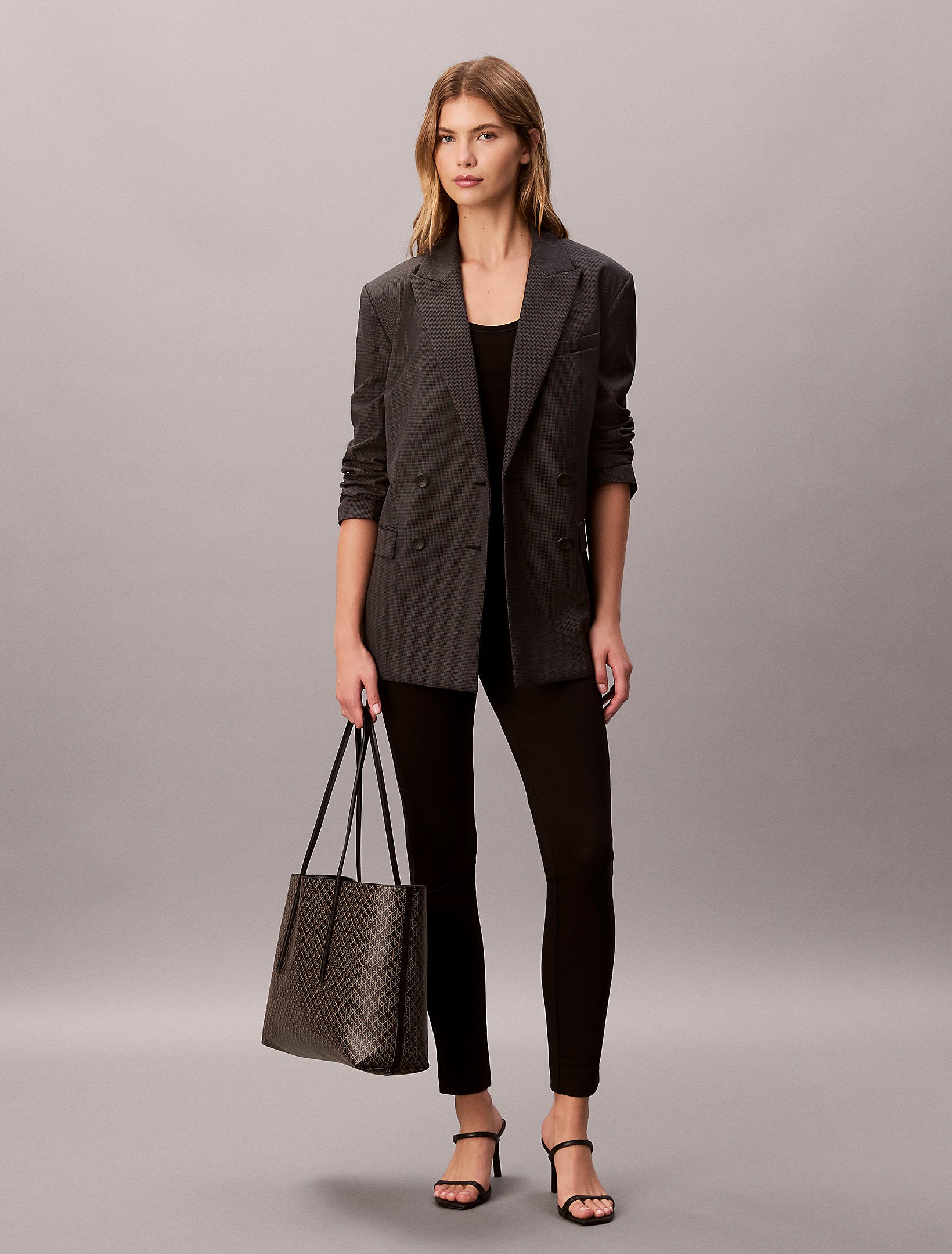 Calvin Klein Tote With Pouch On Strap Bag