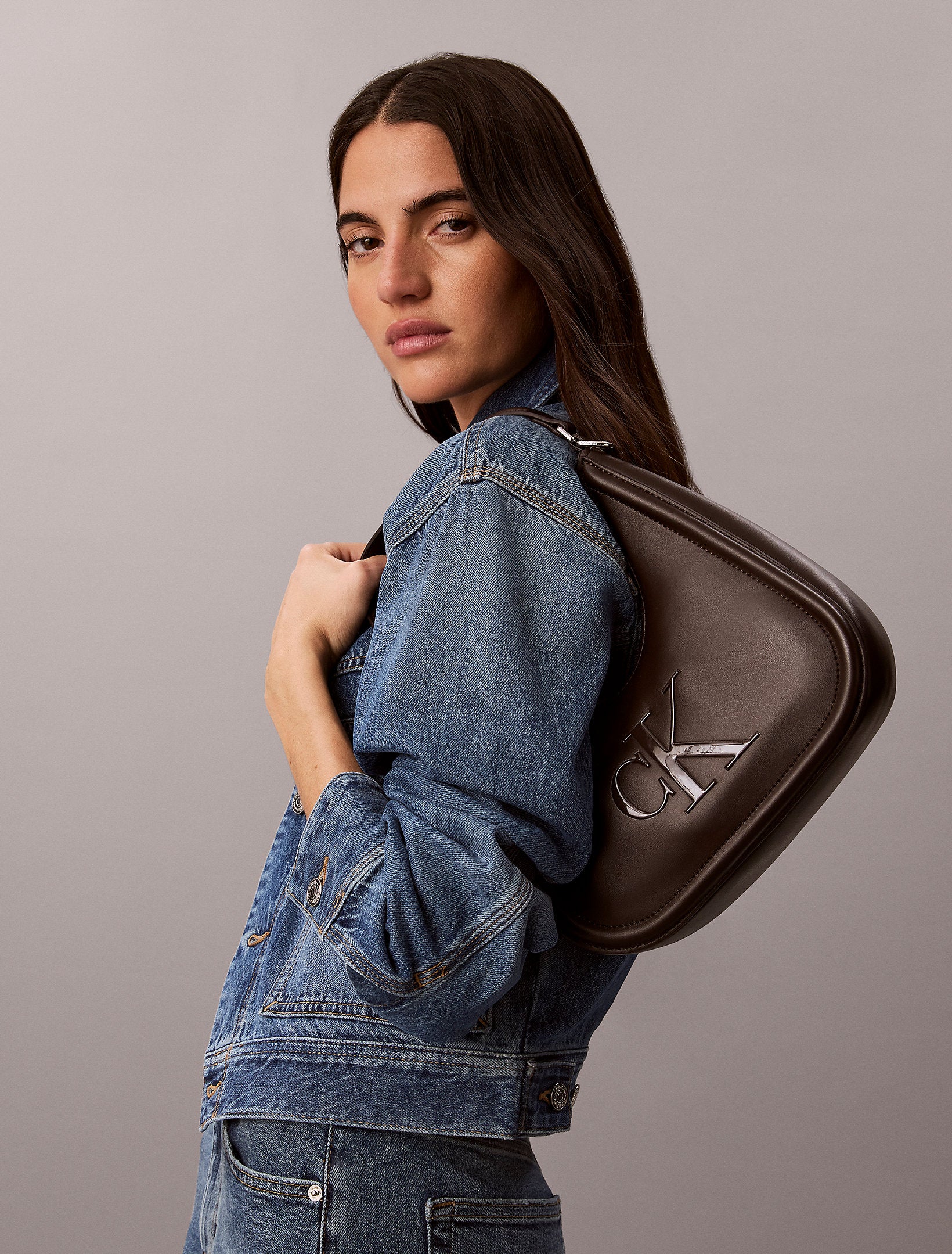 Calvin Klein Bold Small Crescent Bag