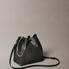 Calvin Klein Emblem Aop Drawstring Bucket Bag