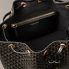 Calvin Klein Emblem Aop Drawstring Bucket Bag