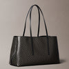 Calvin Klein Emblem Aop Medium Work Tote Bag