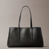 Calvin Klein Emblem Aop Medium Work Tote Bag