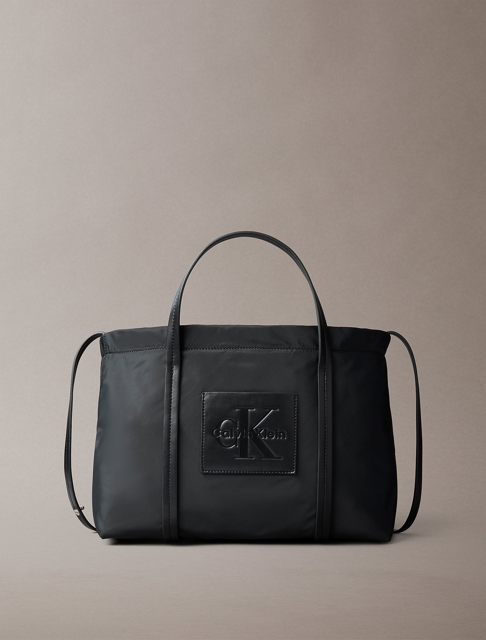 Calvin Klein Nylon Small Tote Crossbody Bag