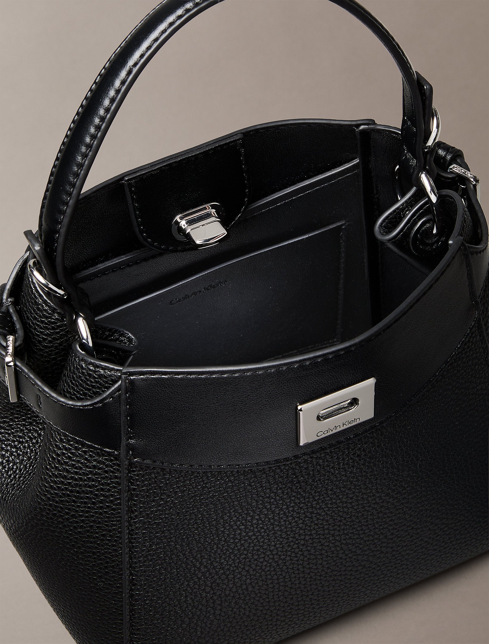 Calvin Klein Mix Media Crossbody Bag