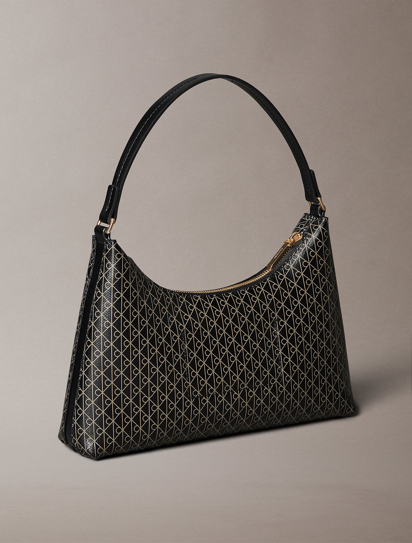 Calvin Klein Emblem Aop Small Shoulder Bag