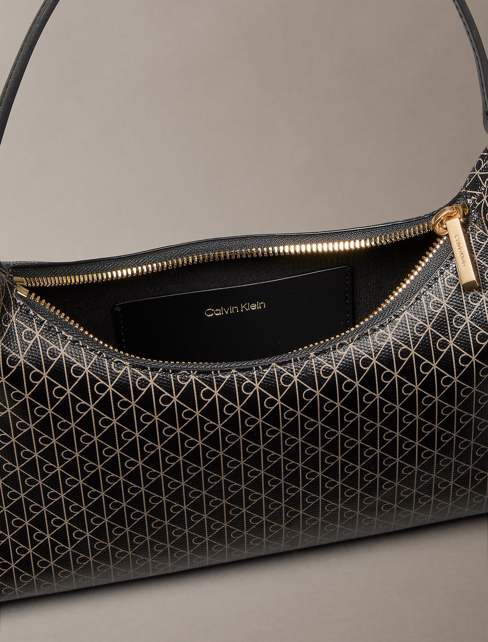 Calvin Klein Emblem Aop Small Shoulder Bag