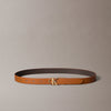 Calvin Klein Facet Pebble Rev Adj 25mm Belt