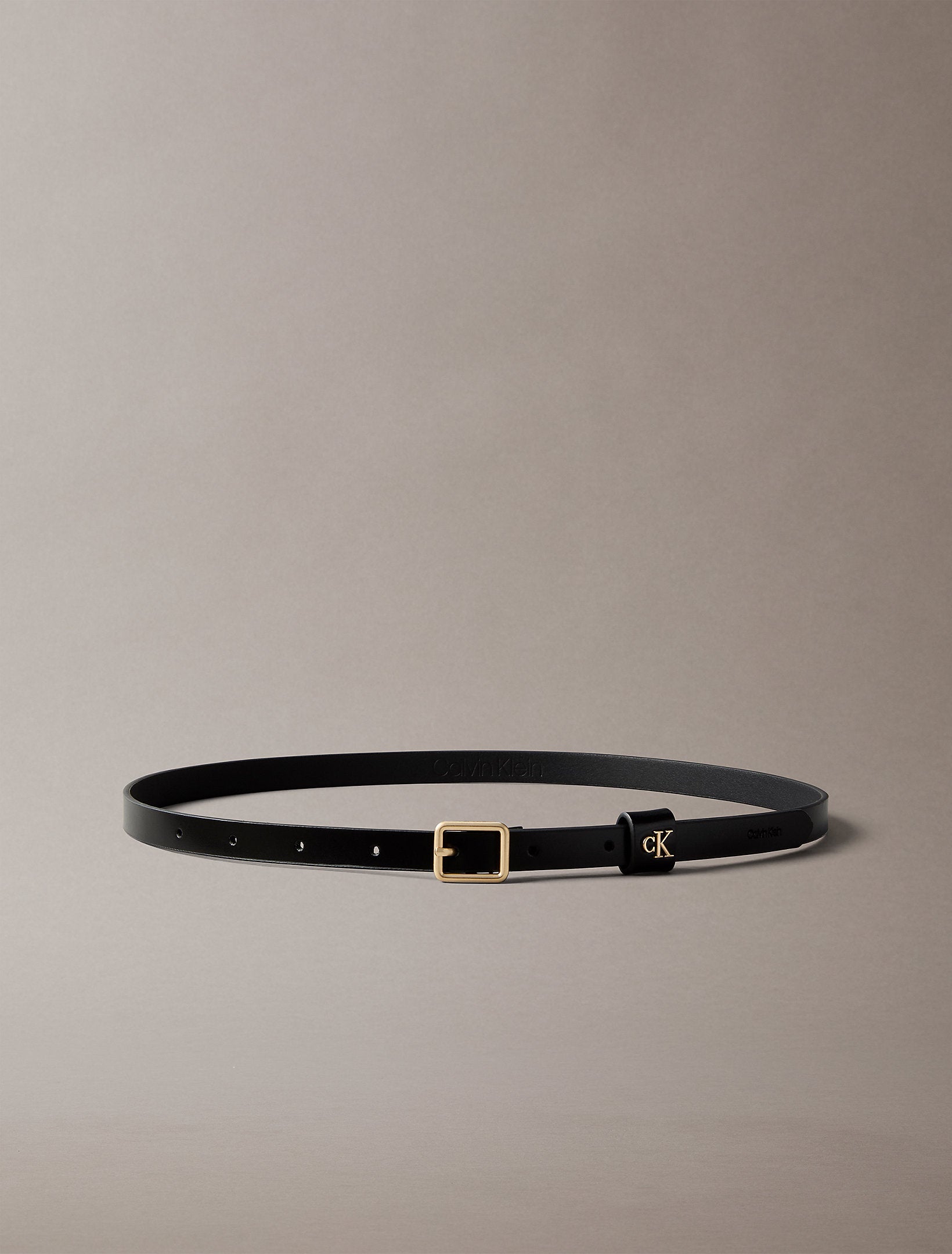 Calvin Klein Square Buckle Loop 15mm Belt