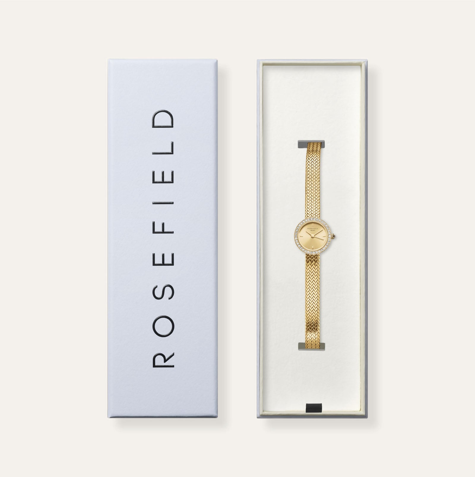 Rosefield Mini Small Edit Gold Watch