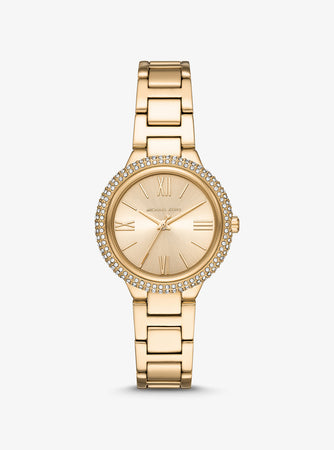ساعة مايكل كورس Taryn Pavé Gold-Tone