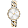 Michael Kors Catelyn Two Tone Silver Gold Stainless Chain Watch