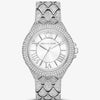 Michael Kors Camille Pavé Silver-Tone Watch