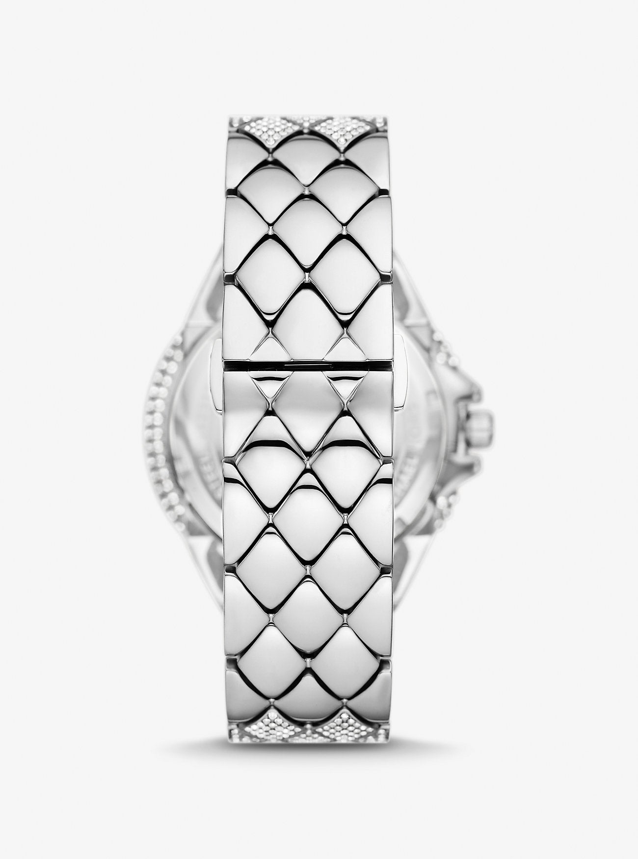 Michael Kors Camille Pavé Silver-Tone Watch