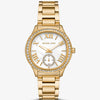 Michael Kors Sage Pavé Gold-Tone Watch Watch