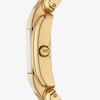 Michael Kors Mini Hally Pavé Gold-Tone Watch