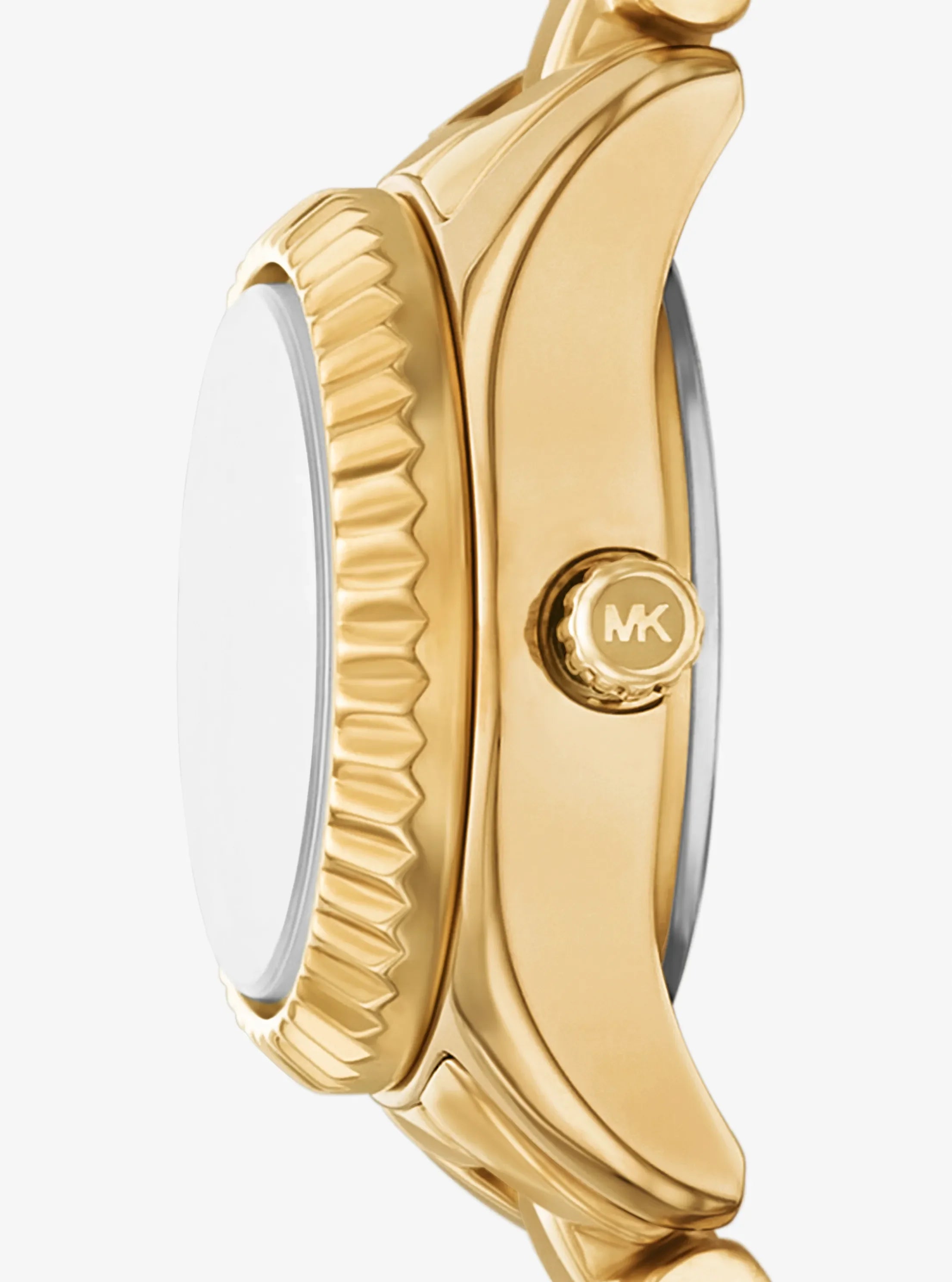 Michael Kors Petite Lexington Pavé Gold-Tone Watch