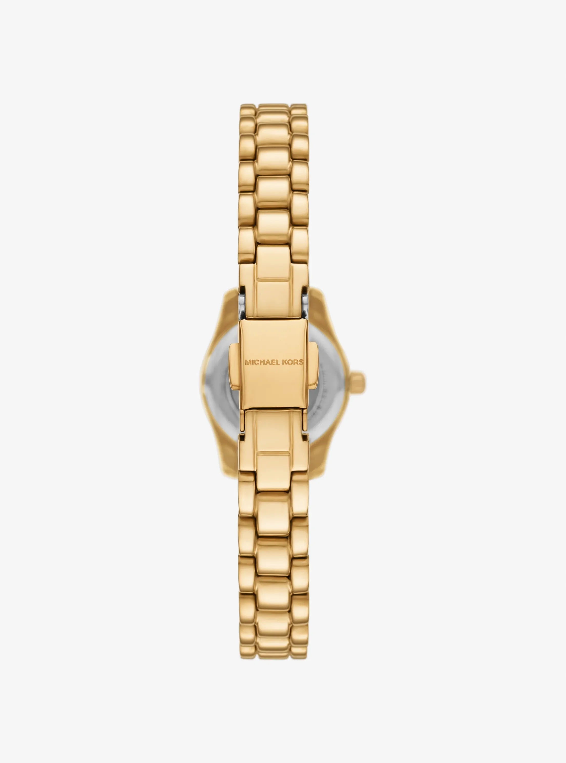 Michael Kors Petite Lexington Pavé Gold-Tone Watch