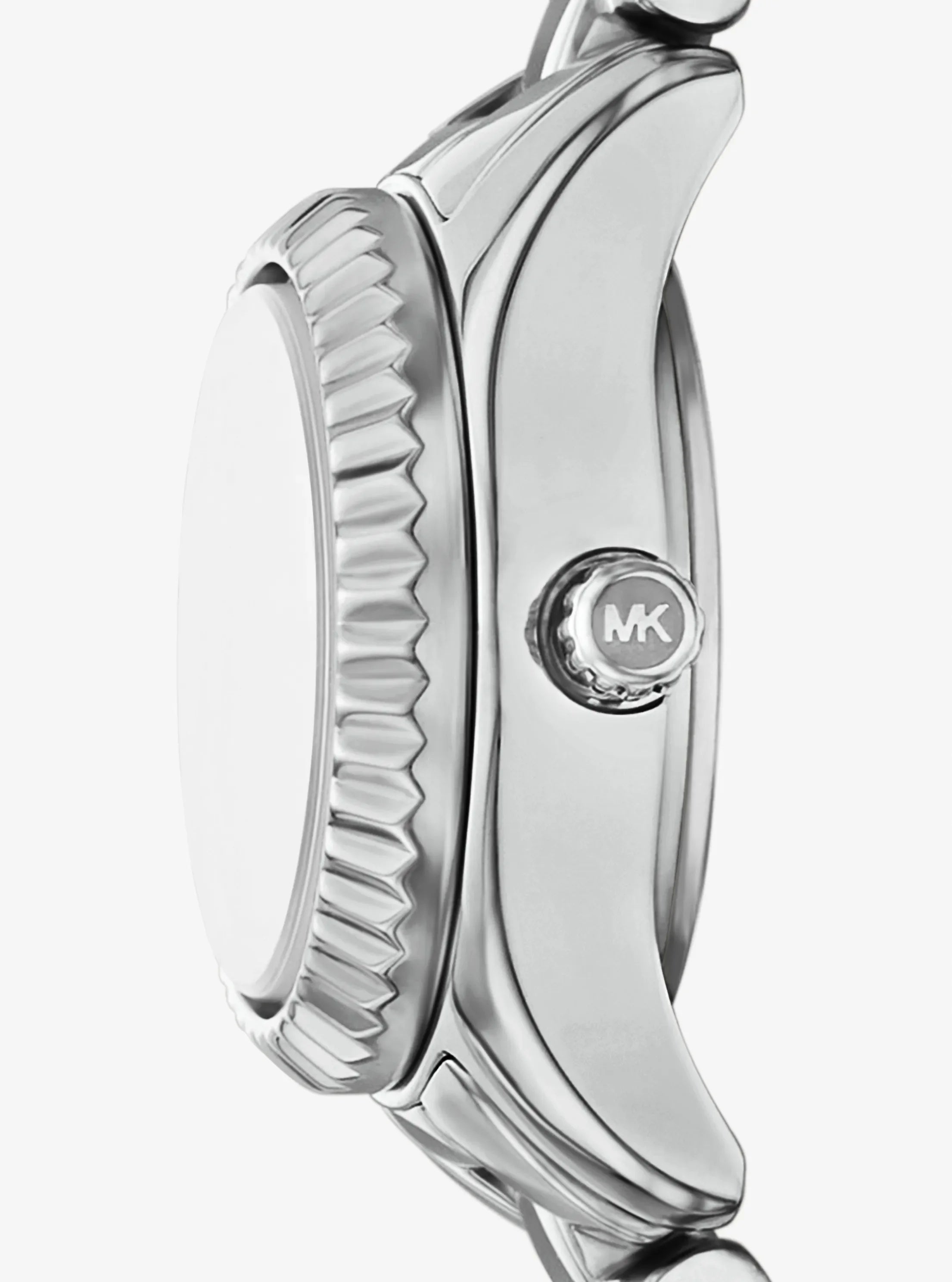 Michael Kors Petite Lexington Pavé Silver-Tone Watch