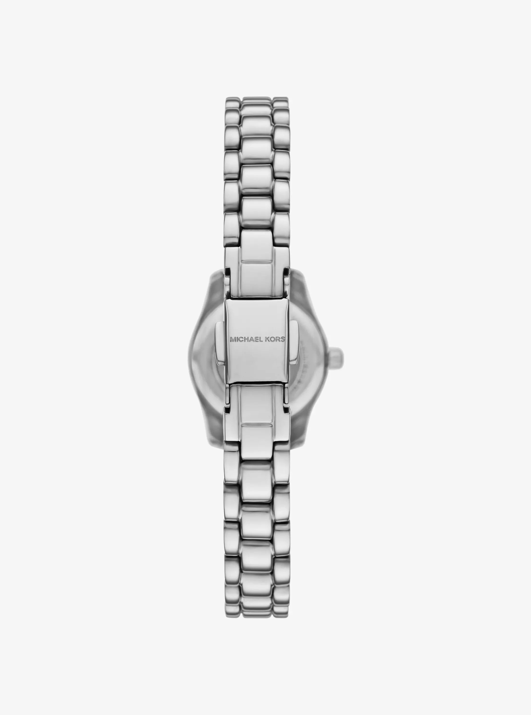 Michael Kors Petite Lexington Pavé Silver-Tone Watch