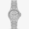 Michael Kors Mini Camille Pavé Silver-Tone Watch