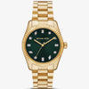 Michael Kors Lexington Pavé Gold-Tone Watch