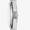 Michael Kors Lennox Pavé Silver-Tone Curb-Link Watch
